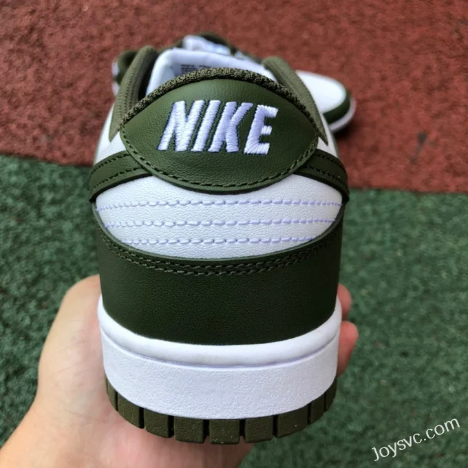 Nike Dunk Low White Olive Green Retro Casual Sneakers DD1503-120