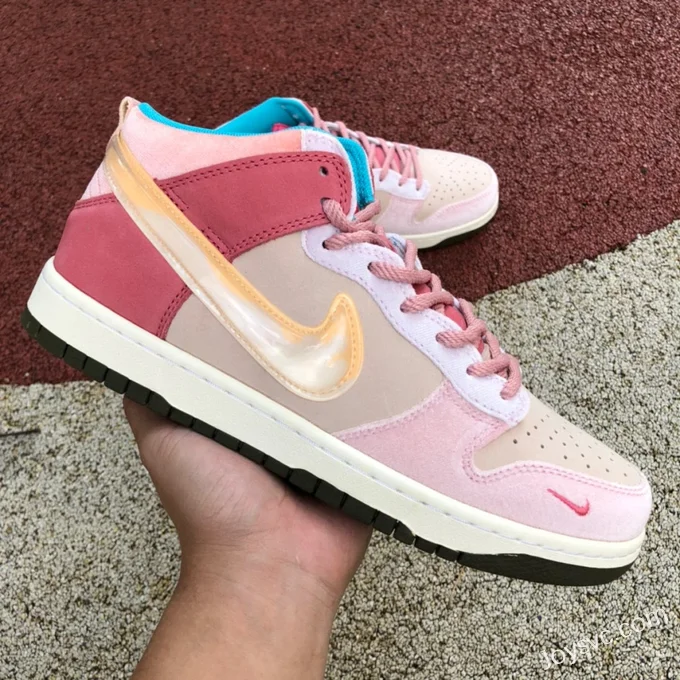 High-Quality Nike Dunk Low Soft Pink Strawberry Retro Sneakers DJ1173-600