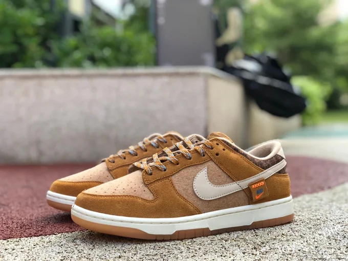 Nike Dunk Low Brown Suede Casual Sneakers DZ5350-288