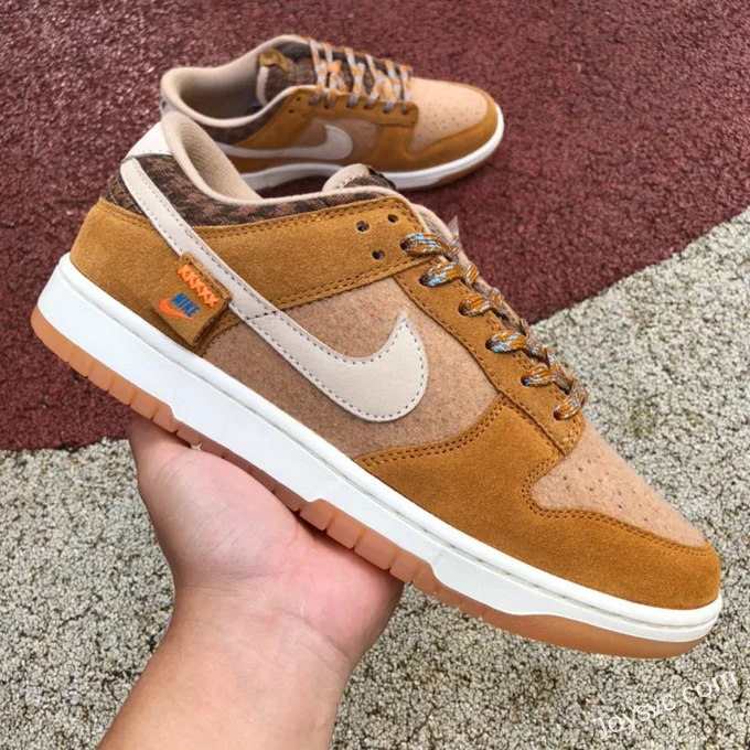 Nike Dunk Low Brown Suede Casual Sneakers DZ5350-288