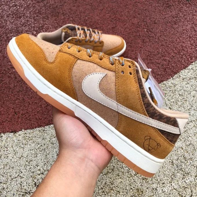 Nike Dunk Low Brown Suede Casual Sneakers DZ5350-288