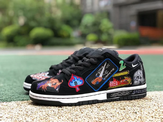 Neckface x Nike SB Dunk Low Halloween Edition DQ4488-001