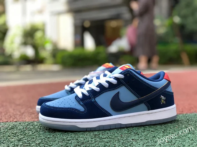 Why So Sad? x Nike SB Dunk Low Blue Retro Sneakers DX5549-400