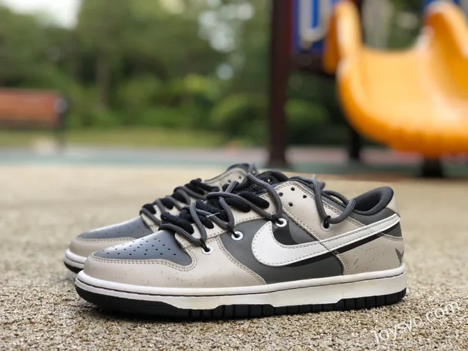 Nike Dunk Low Grey Black Strap Retro Low-Top Sneakers DJ6188-002