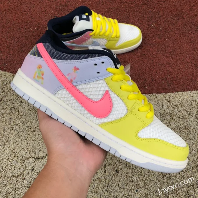 Nike SB Dunk Low Be True Yellow White Blue DX5933-900