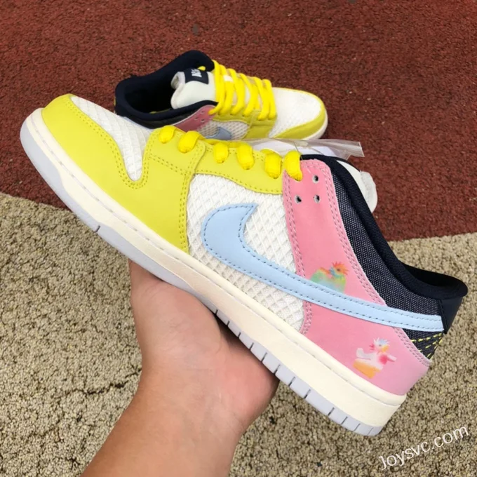 Nike SB Dunk Low Be True Yellow White Blue DX5933-900