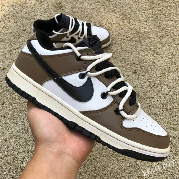 Nike Dunk Low Mocha Strap Retro Sneakers DJ6188-002