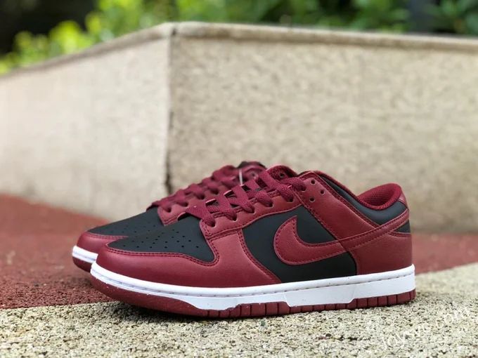 High-Quality Nike Dunk Low Black Red 