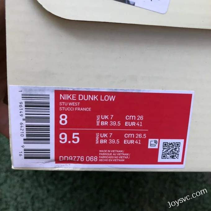 Stussy x SB Dunk Low Beige DD9776-068