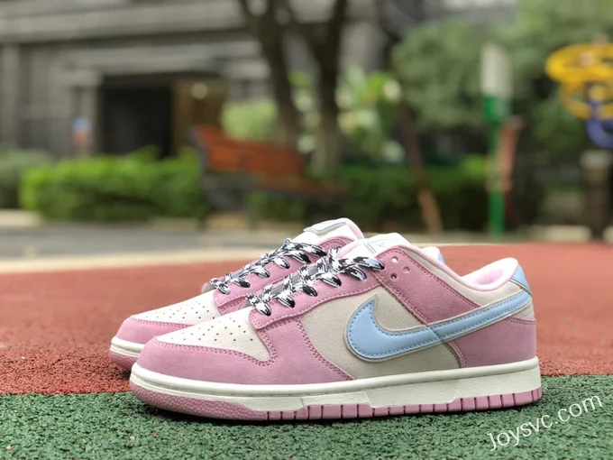 Nike Dunk Low Pink Blue Suede DO7412-901