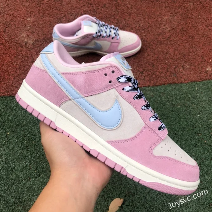 Nike Dunk Low Pink Blue Suede DO7412-901