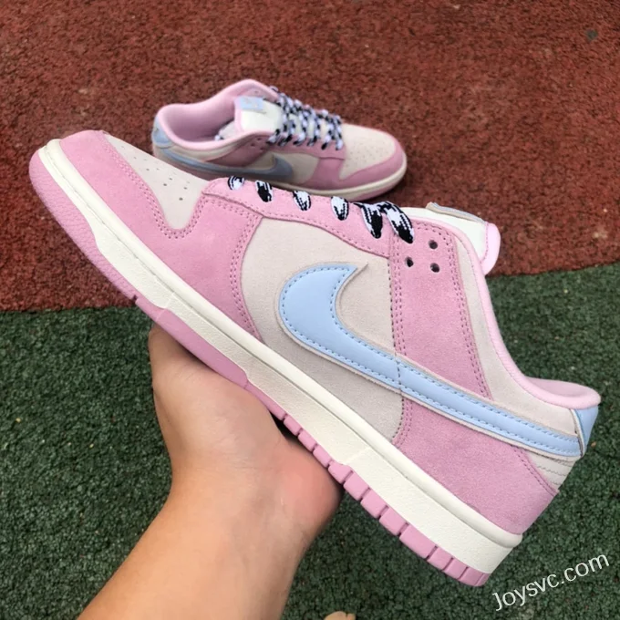 Nike Dunk Low Pink Blue Suede DO7412-901