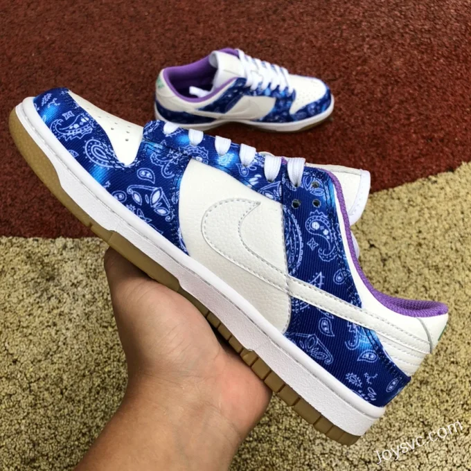 Nike SB Dunk Low Premium QS White Blue Purple CT5053-041