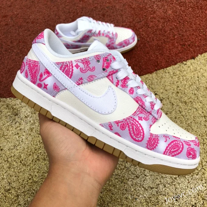 Nike SB Dunk Low Premium QS White Pink Paisley CT5053-061