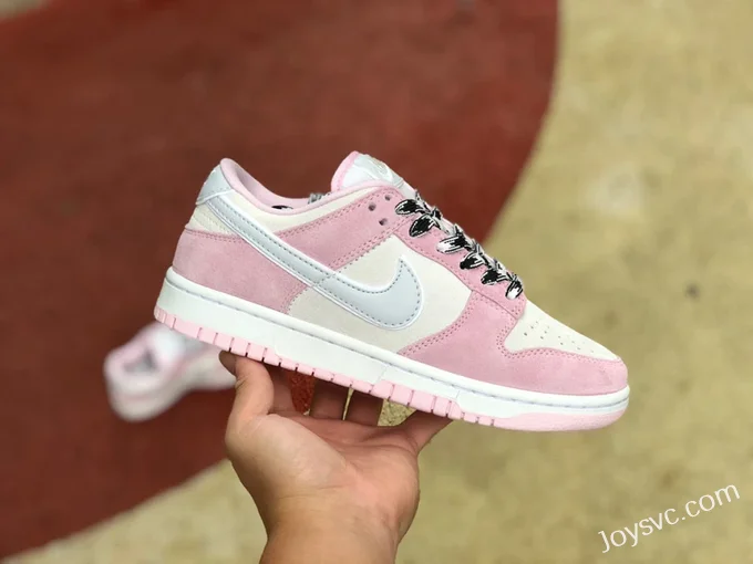 High-Quality Nike Dunk Low DV3054-600 Grey Pink Suede Sneakers