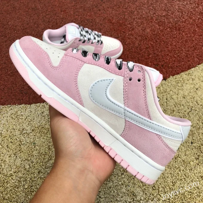 High-Quality Nike Dunk Low DV3054-600 Grey Pink Suede Sneakers