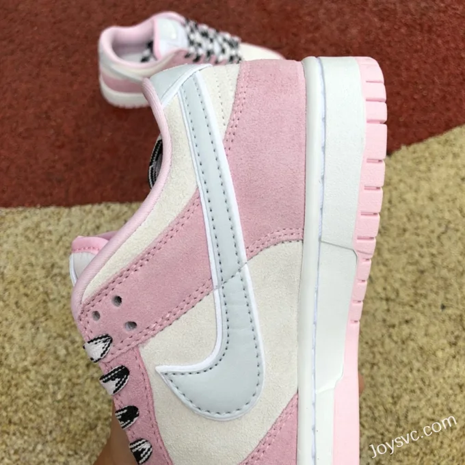 High-Quality Nike Dunk Low DV3054-600 Grey Pink Suede Sneakers