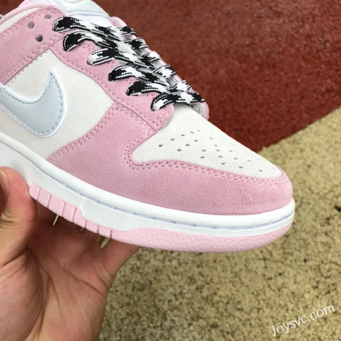 High-Quality Nike Dunk Low DV3054-600 Grey Pink Suede Sneakers