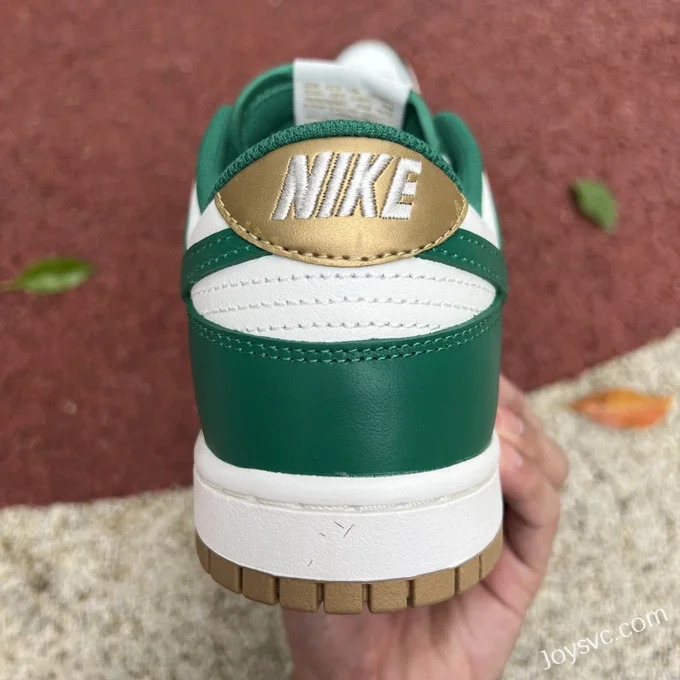 High-Quality Nike Dunk Low Gold Green Retro Sneakers FB7173-131