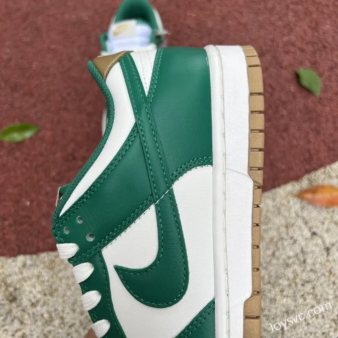 High-Quality Nike Dunk Low Gold Green Retro Sneakers FB7173-131