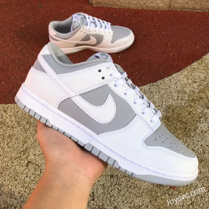 Nike Dunk Low White Grey Retro Casual Sneakers DJ6188-003