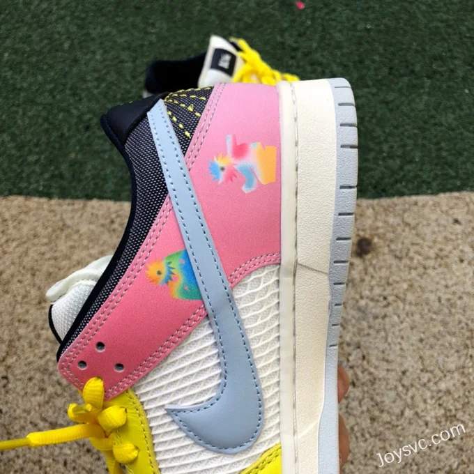 Nike SB Dunk Low Be True Yellow White Pink DX5933-900