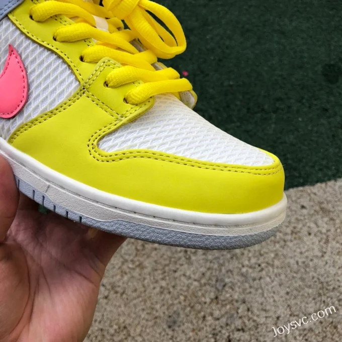 Nike SB Dunk Low Be True Yellow White Pink DX5933-900