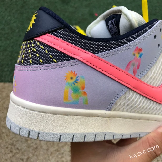 Nike SB Dunk Low Be True Yellow White Pink DX5933-900