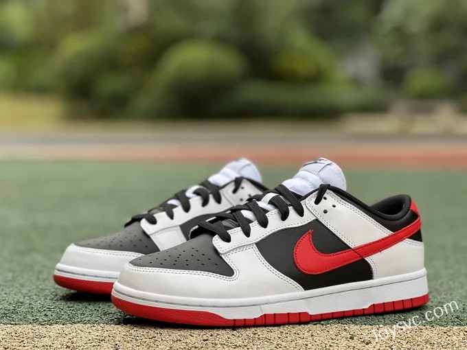 Nike Dunk Low White Black Red Retro Casual Sneakers FD9762-061