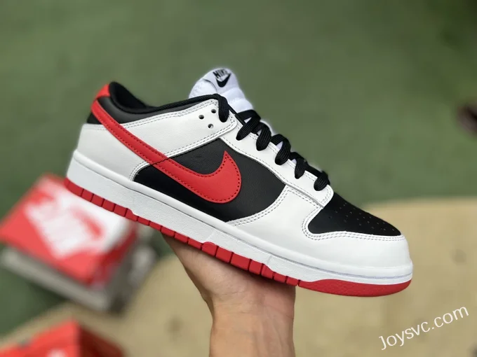 Nike Dunk Low White Black Red Retro Casual Sneakers FD9762-061