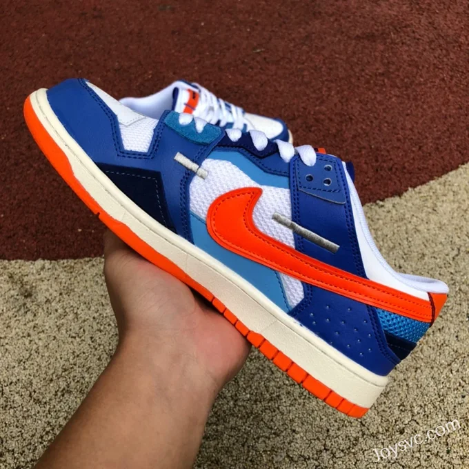 Nike Dunk Scrap Knicks Blue White Orange DM0128-100