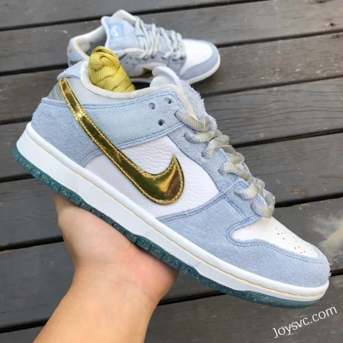 Nike SB Dunk Frozen White Blue Gold DC9936-100