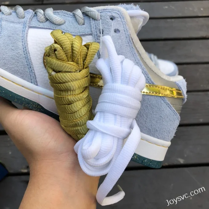 Nike SB Dunk Frozen White Blue Gold DC9936-100