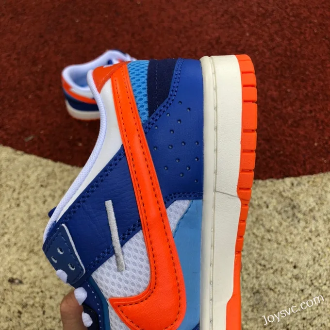 Nike Dunk Low Scrap Knicks Blue White Orange DM0128-100