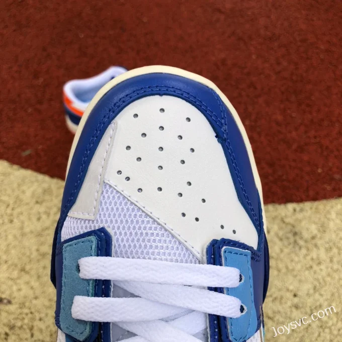 Nike Dunk Low Scrap Knicks Blue White Orange DM0128-100