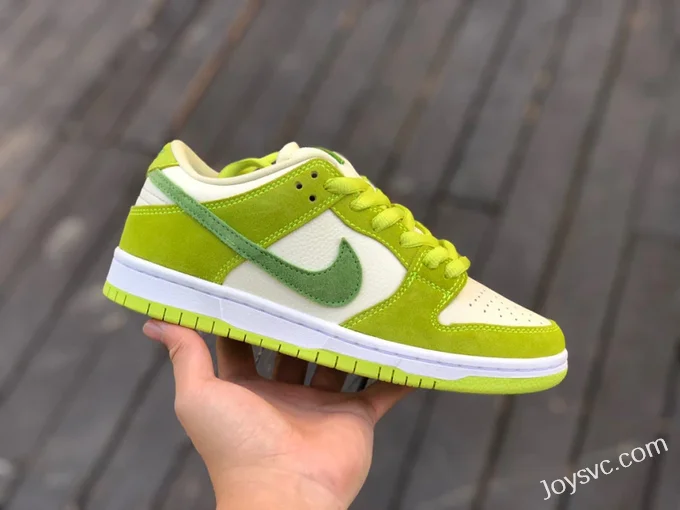 Pure Original Nike SB Dunk Low White Green Apple Retro Sneakers DM0807-300