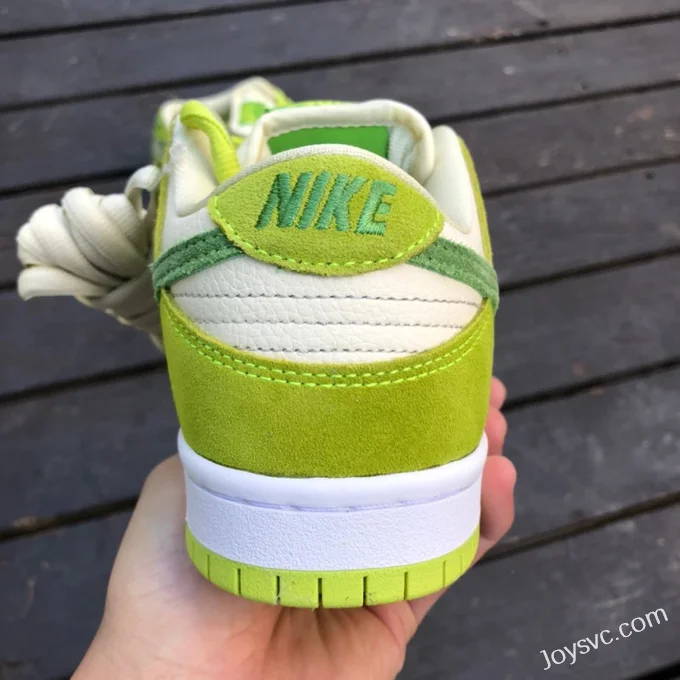 Pure Original Nike SB Dunk Low White Green Apple Retro Sneakers DM0807-300