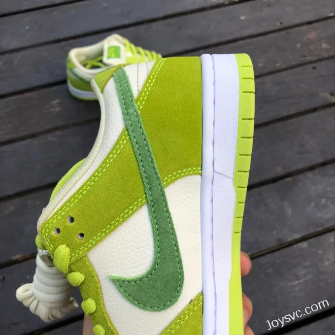 Pure Original Nike SB Dunk Low White Green Apple Retro Sneakers DM0807-300