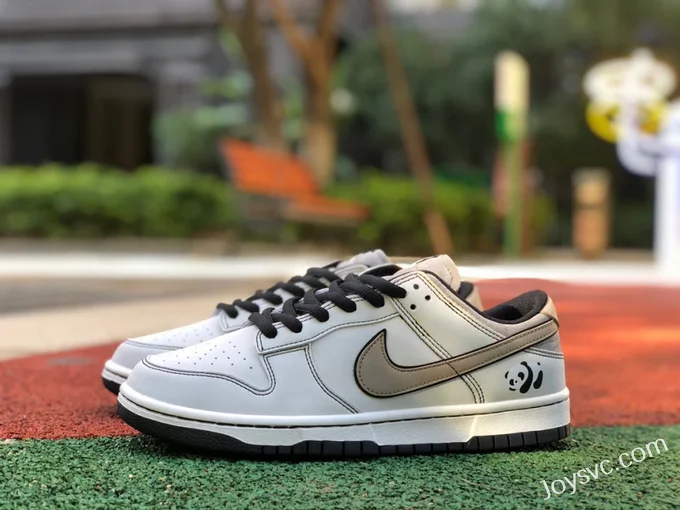 Nike Dunk Low White Grey Brown Panda DD1391-106