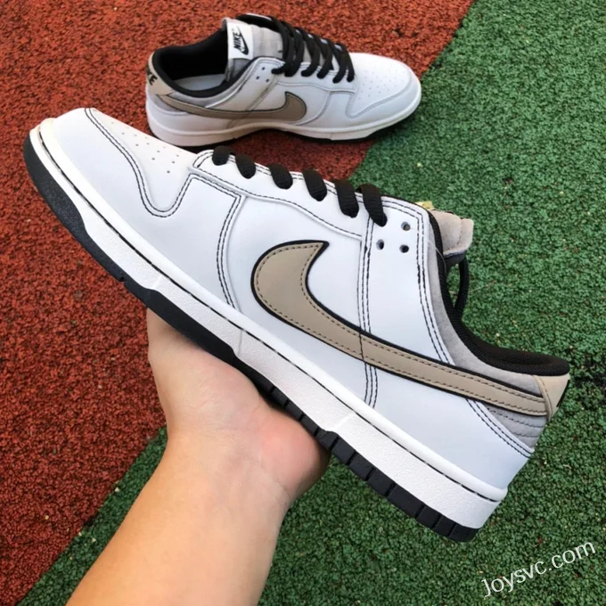 Nike Dunk Low White Grey Brown Panda DD1391-106