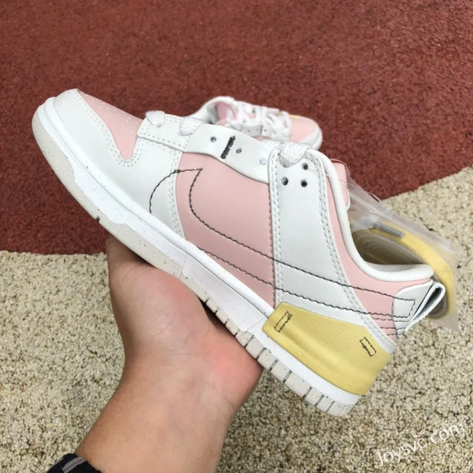 Nike Dunk Low Disrupt 2 White Pink Yellow DV4024-001