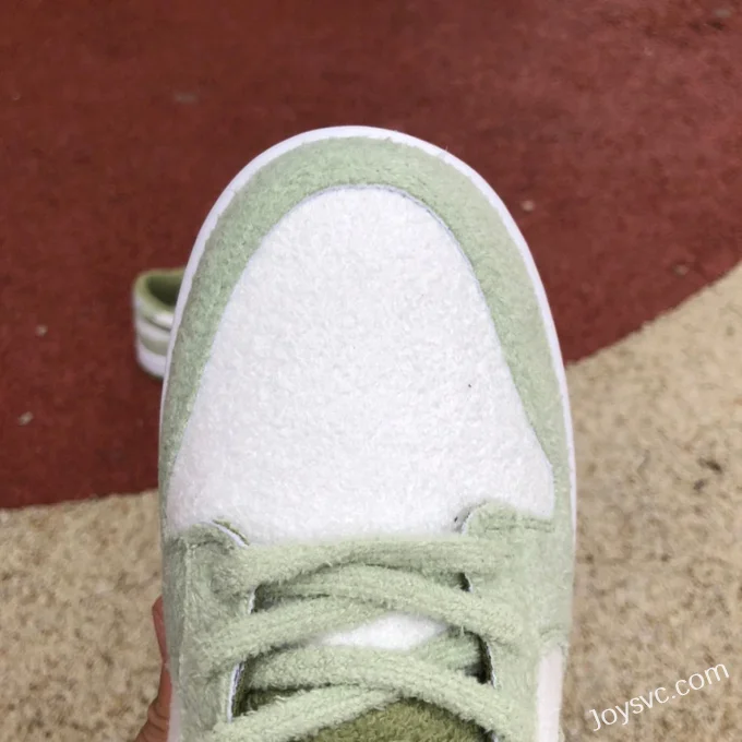 Nike Dunk Low Fleece White Green DQ7579-300