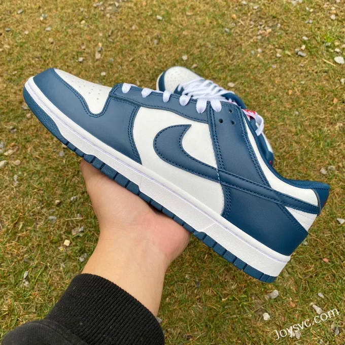 Nike Dunk Low Retro White Navy Casual Sneakers DD1391-400