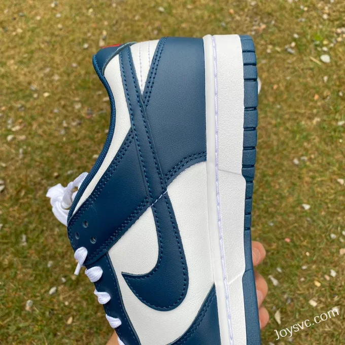 Nike Dunk Low Retro White Navy Casual Sneakers DD1391-400