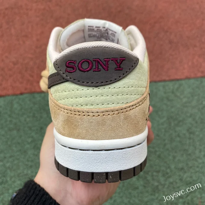 Travis Scott x Playstation x Nike SB Dunk Low Wheat Yellow CU1726-666