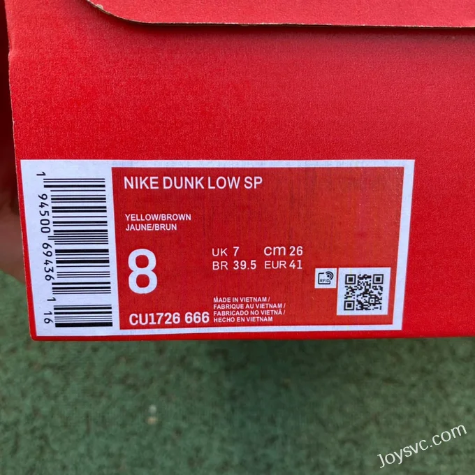 Travis Scott x Playstation x Nike SB Dunk Low Wheat Yellow CU1726-666