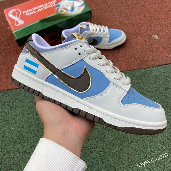 Nike Dunk Low Custom Argentina World Cup Limited with Trophy AT2022-666