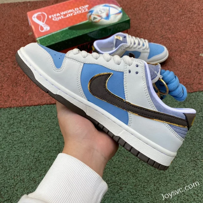 Nike Dunk Low Custom Argentina World Cup Limited with Trophy AT2022-666