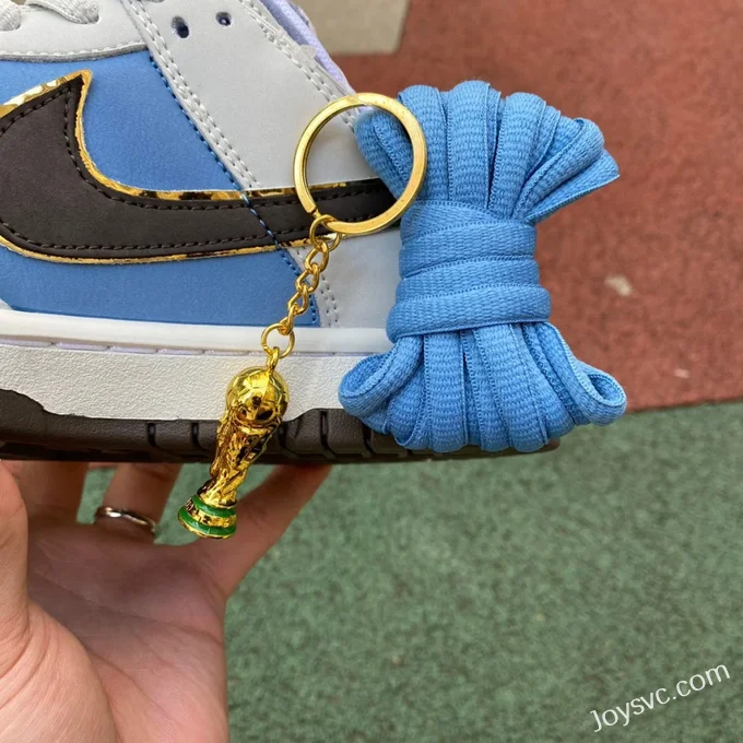 Nike Dunk Low Custom Argentina World Cup Limited with Trophy AT2022-666