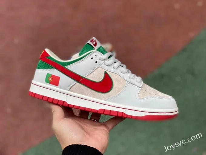 Custom Nike Dunk Low Portugal World Cup Retro Sneakers AT2022-885